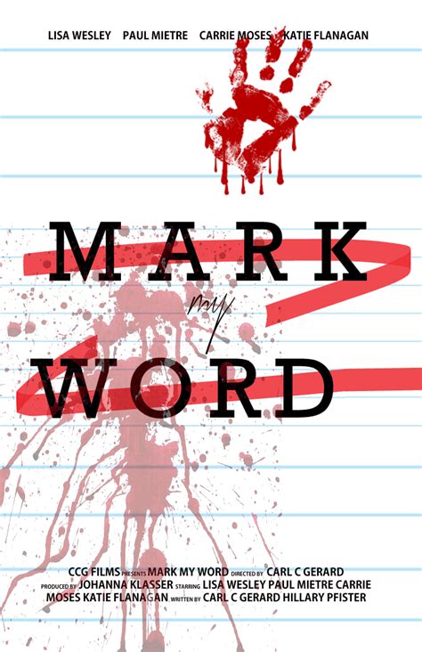 Mark My Word 2016