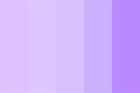 Backwards Light Purple Fade Color Palette