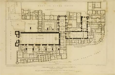 Archimaps — Floor Plan Of The Old Westminster Palace