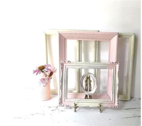Shabby Chic Painted Frames Wall Art Collection By 3vintagehearts