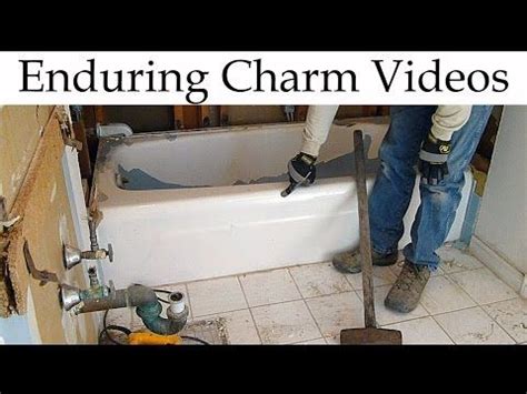 It takes a lot of experience to do a job right. How to remove tub, fiberglass shower enclosure demo, tear ...
