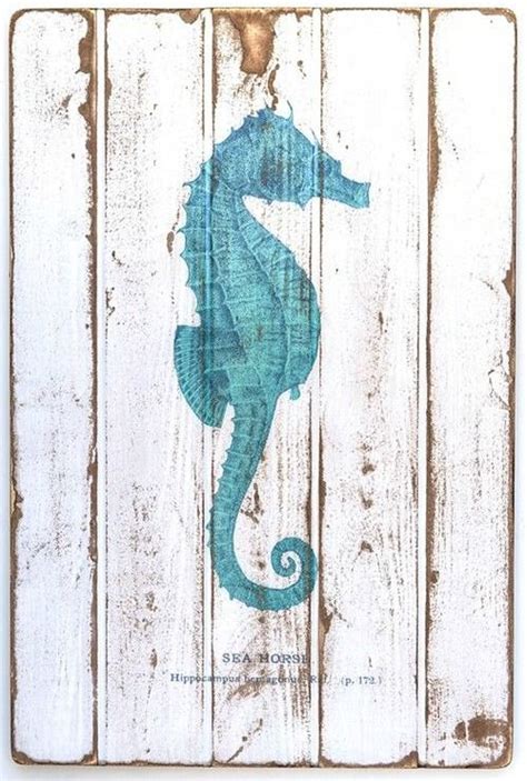 Coastal Art On Rustic Wood Ocean Beach Sea Life Art Coastal Art Prints Beach Art Prints