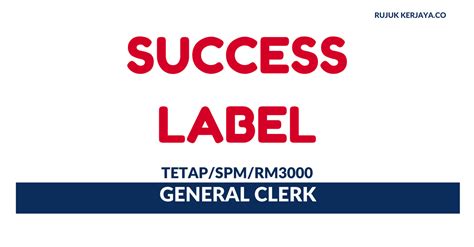 Hexachase labels sdn bhd roche limited london. Jawatan Kosong Terkini Success Label ~ General Clerk ...