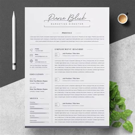 77 Free Creative Resume Templates To Download In 2020