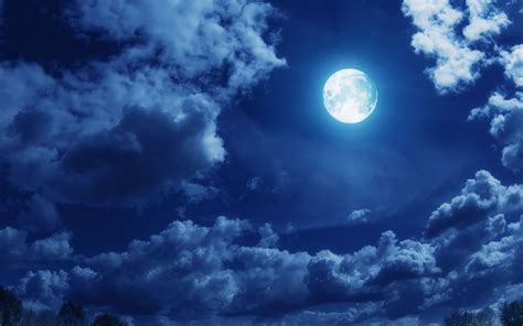 Good Night Full Moon Cool Night Sky Wallpaper Hd Wallpapers Rocks
