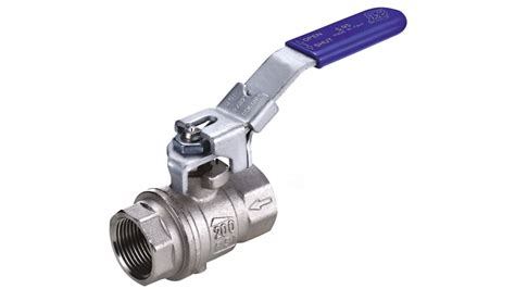 Rs Pro Brass Full Bore 2 Way Ball Valve Bsp 14in 14bar Operating