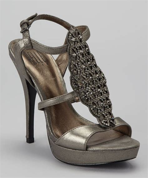 Look At This Pelle Moda Pewter Suede Embellished Fiby Sandal On Zulily