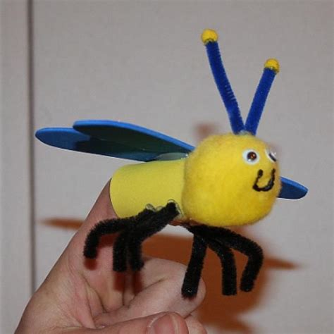 Bug Finger Puppet Puppet Crafts Bug Crafts Summer School Crafts