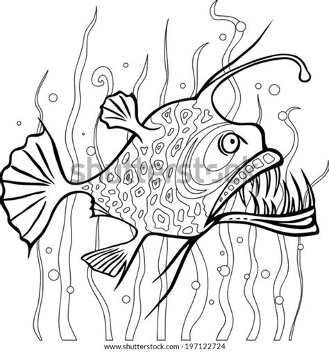 17 Angler Fish Coloring Page Altafalexica