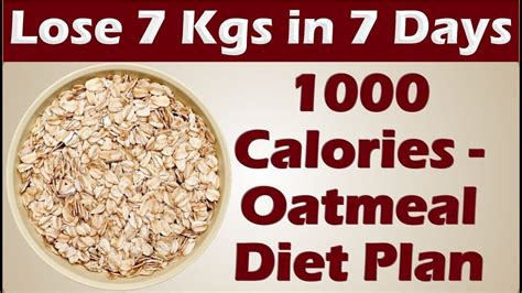 Weight Loss 17 Weight Loss Diet With Oats Pics