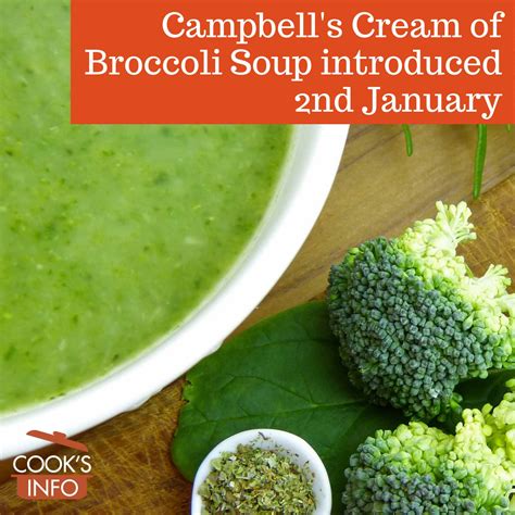 Campbells Cream Of Broccoli Soup Anniversary Cooksinfo