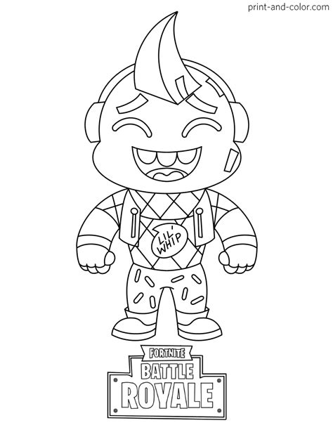 Fortnite Printables Coloring Pages
