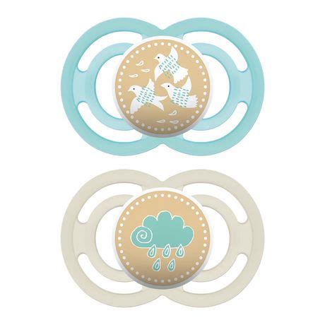 MAM Perfect Pacifiers Orthodontic Pacifiers 2 Pack MAM Pacifiers 6
