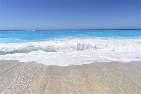 Beautiful Blue Sea Wave Stock Image Image Of Recreation 75355667