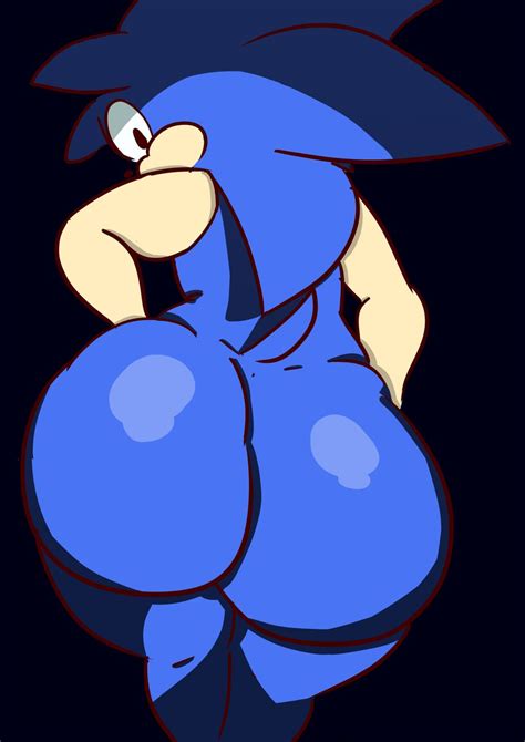 Rule 34 Ass Blue Body Butt Creepy Hedgehog Huge Ass Huge Butt Looking