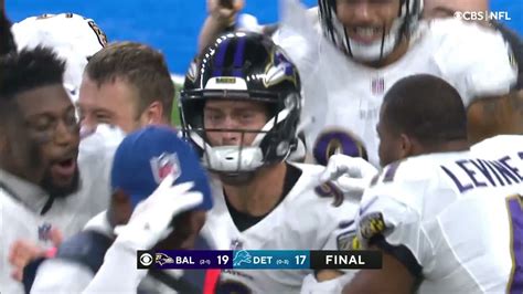 Justin Tucker 66 Yard Game Winning Field Goal Full Sequence And Every