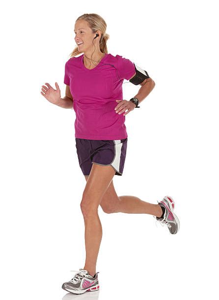 1500 Woman Running Front View Studio Stock Photos Pictures And Royalty