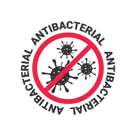 Virus Icons Antibacterial Icon Bacteria Icons No Infection And Stop