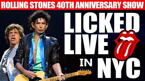 Rolling Stones Licked Live In Nyc Comes To Vinyl Cd And Dvd Youtube