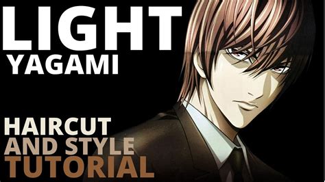 Light Yagami Haircut Aesthetic Tutorial Death Note 夜神 Youtube