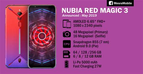 The first phone with a fan wants to blow gamers away. Nubia Red Magic 3 Price In Malaysia RM2199 - MesraMobile