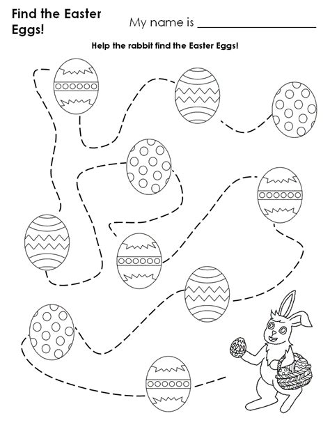 Easter Printable Worksheet