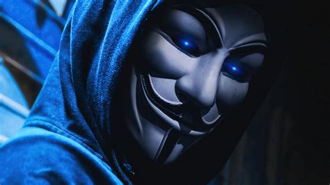 Anonymous Mask Glowing Eyes 4k Hd Wallpaper Rare Gallery
