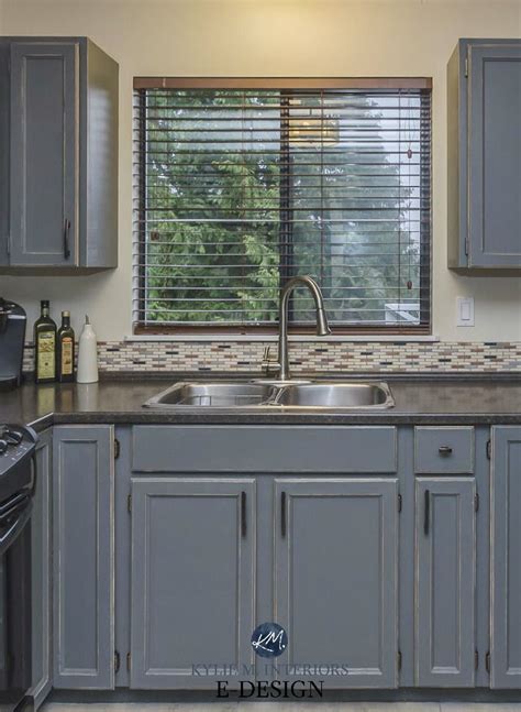 What i used for this diy grey distressed furniture steps: My Kitchen - Painted and Distressed Cabinets (Oak to Gray ...