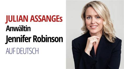 Assanges Anwältin Jennifer Robinson über Die Gefahren Einer