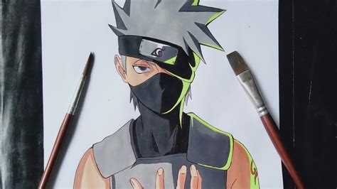 Drawing Kakashi Anbu Naruto Shippuden Youtube