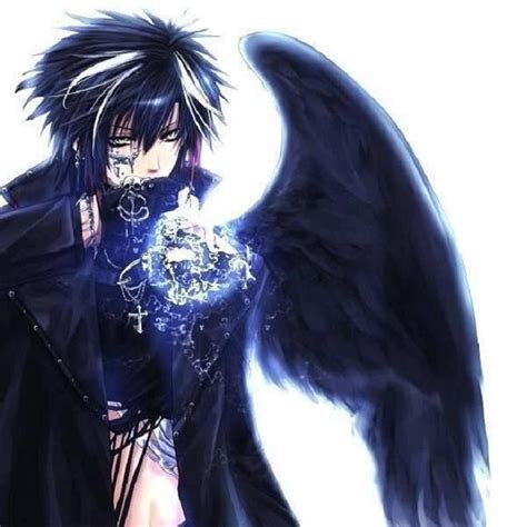 Anime Dark Angel Wings See To World
