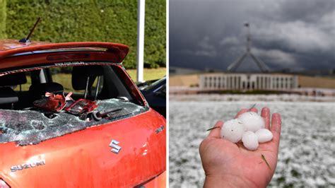 Sydney Weather Radar Bom Warning For Giant Hailstones As Canberra Is