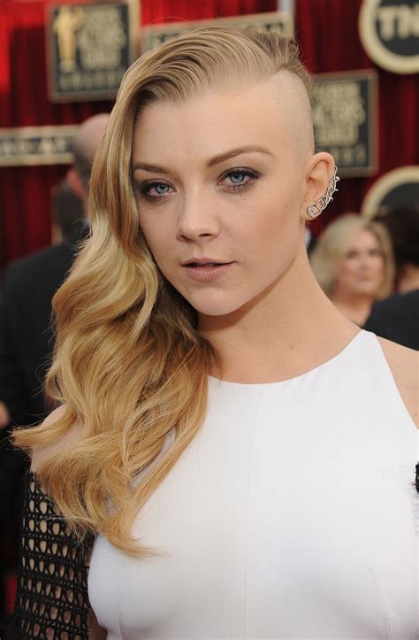 Done Something Different With Your Hair Luv Natalie Dormer Undercut Hairstyles Half Shaved