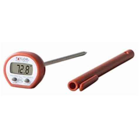 Taylor Digital Instant Read Pocket Thermometer Red 1 Ct Qfc