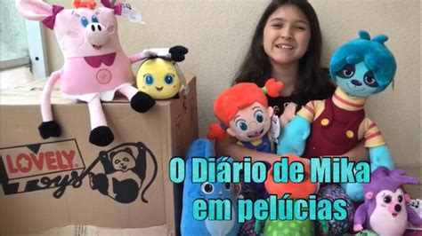 O Diário De Mika Coleção De Pelúcias Da Lovely Toys Youtube