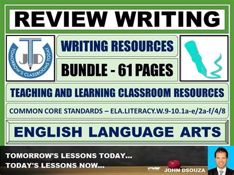 Review Writing Classroom Resources Bundle Teaching Resources