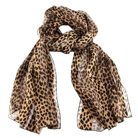 Lyst Uk Leopard Print Featherlight Silk Scarf