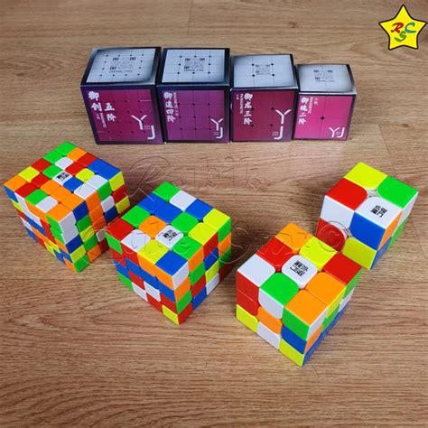 Pack Cubos Rubik Magneticos Set Profesional Speed Moyu Yj Rubik Cube Star