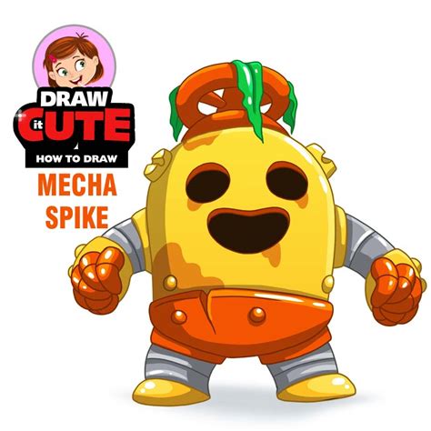 How To Draw Robo Spike Brawl Stars Super Easy By Drawitcute On Deviantart