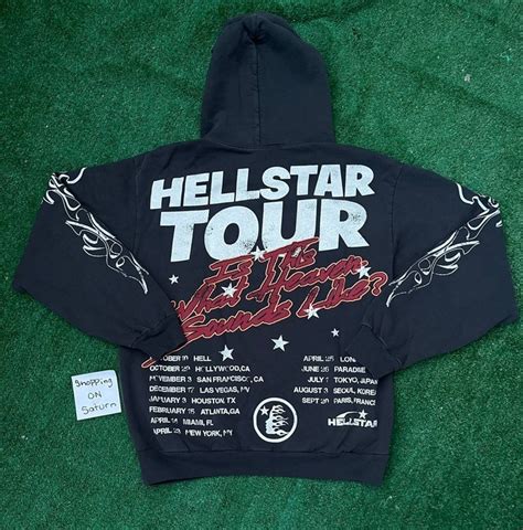Vintage Hellstar Tour Hoodie Grailed