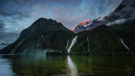 Tapeta Na Monitor Příroda Nový Zéland Hory Jezero Nebe Krása