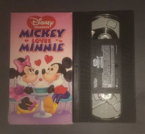 Mickey Loves Minnie Vhs 1996 Disney Rare 786936670837 Ebay