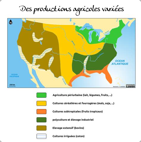 Les Agricultures Américaines Latelier Carto Dhg Sempai