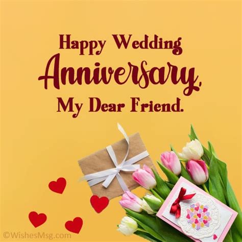 100 Wedding Anniversary Wishes For Friends Wishesmsg
