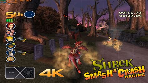 Shrek Smash N Crash Racing Rtx 3090 4k Ultra Gamecube Emulator For