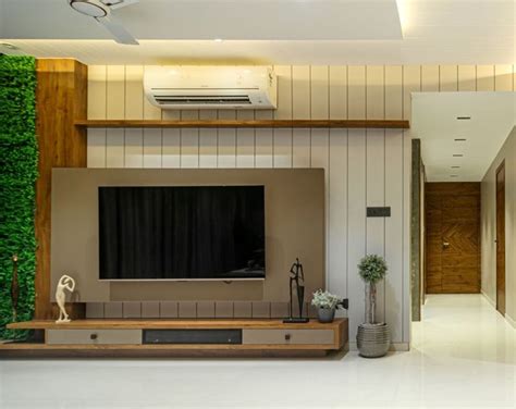 Residential Interior Charcoal Hues Design Studio Surat