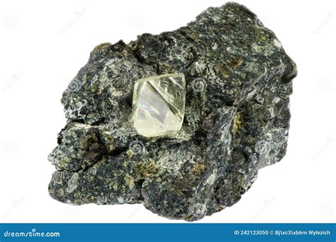 Diamond In Kimberlite Stock Photo Image Of Exploitation 242123050