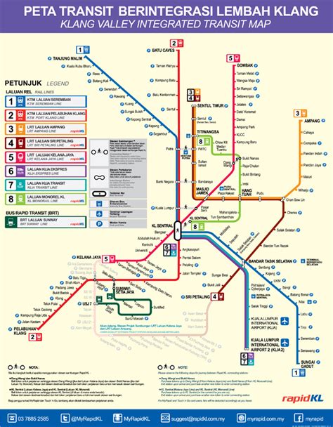Klang valley (kl) train map map of klang valley integrated transit subway, train network. KL Transit Maps - Transit Maps