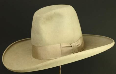C 1920s Stetson Tom Mix Style Rolled Rim Hat