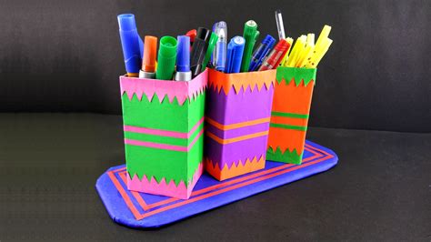 42 How To Make A Pen Stand With Waste Material New Hutomo